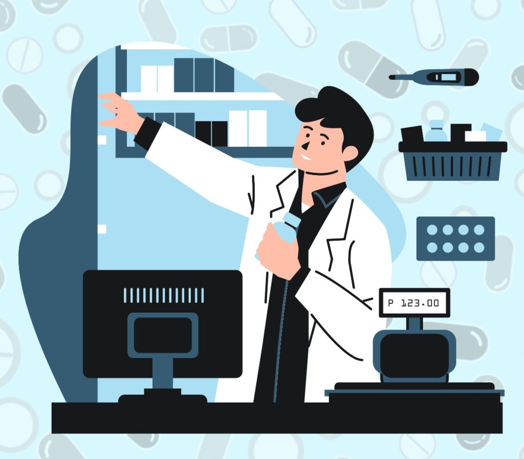 Dessin pour illustrer l'évolution de la rémunération des pharmaciens
